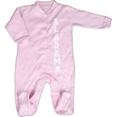 Alabama Crimson Tide Infant Footsie Pajamas - Pink