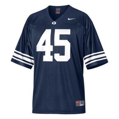 Byu Cougars Youth Football Jersey - Nike Replica Gameday Jersey - Navy #45