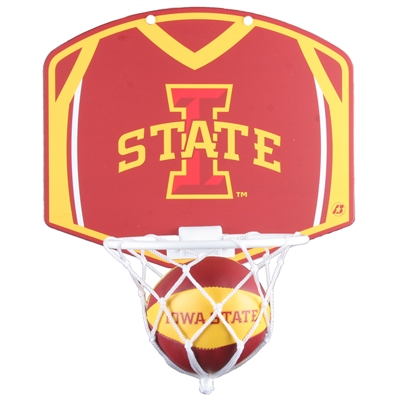 Iowa State Cyclones Mini Basketball And Hoop Set