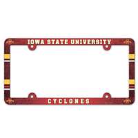 Iowa State Cyclones Plastic License Plate Frame