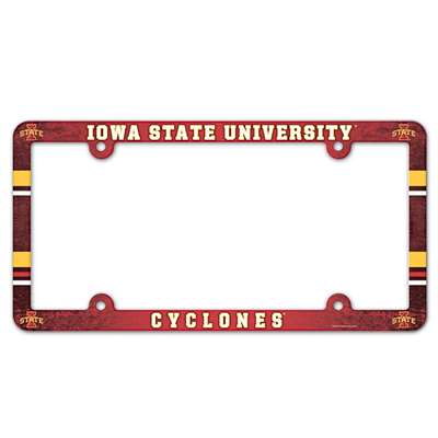 Iowa State Cyclones Plastic License Plate Frame