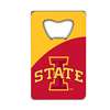 Iowa State Cyclones Steel Credit Card Bottle Opener