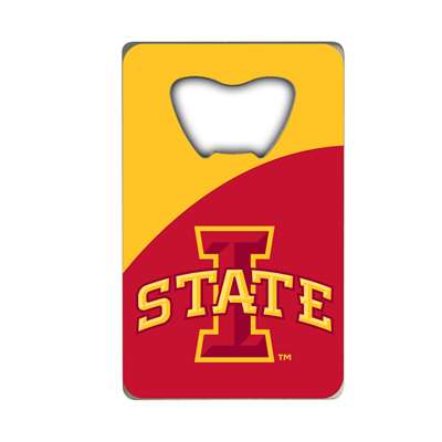 Iowa State Cyclones Steel Credit Card Bottle Opener