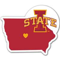 Iowa State Cyclones Home State Decal