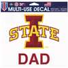 Iowa State Cyclones Multi-Use Decal - Dad