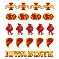 Iowa State Cyclones Multi-Purpose Vinyl Sticker Sheet