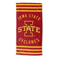 Iowa State Cyclones Stripes Beach Towel