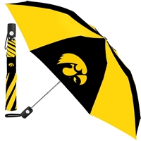 Iowa Hawkeyes Umbrella - Auto Folding