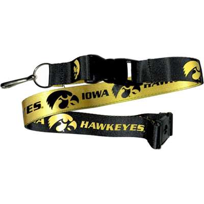 Iowa Hawkeyes 2-Sided Logo Lanyard