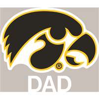 Iowa Hawkeyes Transfer Decal - Dad