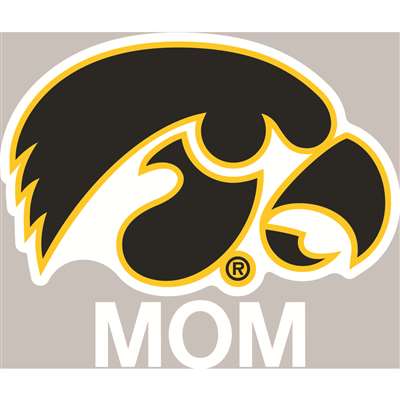 Iowa Hawkeyes Transfer Decal - Mom