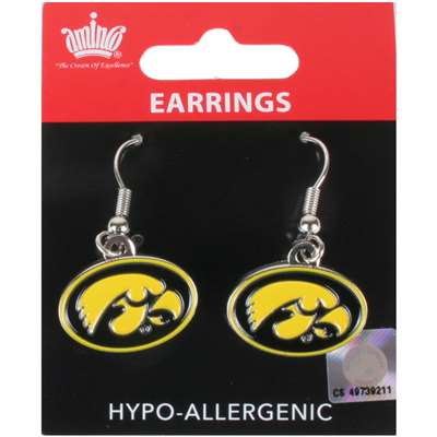 Iowa Hawkeyes Dangler Earrings