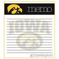 Iowa Hawkeyes Memo Note Pad - 2 Pads