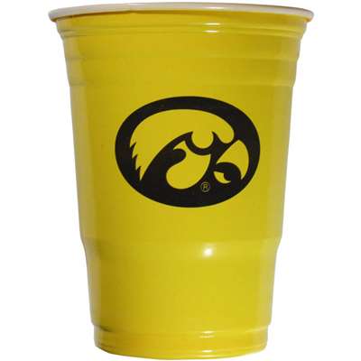 Iowa Hawkeyes Plastic Game Day Cup - 18 Count