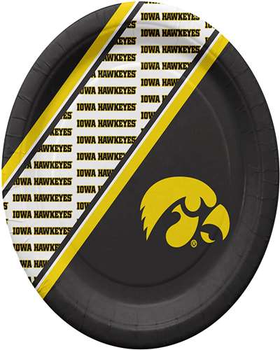 Iowa Hawkeyes Disposable Paper Plates - 20 Pack