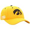 Iowa Hawkeyes Top of the World Triple Conference Adjustable Hat - Yellow