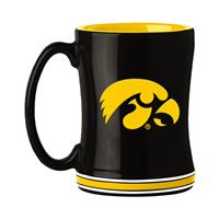 Iowa Hawkeyes 14oz Relief Coffee Mug