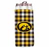 Iowa Hawkeyes Plaid Slim Coozie