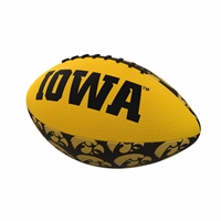 Iowa Hawkeyes Mini Rubber Repeating Football
