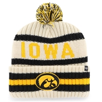 Iowa Hawkeyes 47 Brand Bering Cuff Knit Beanie - N