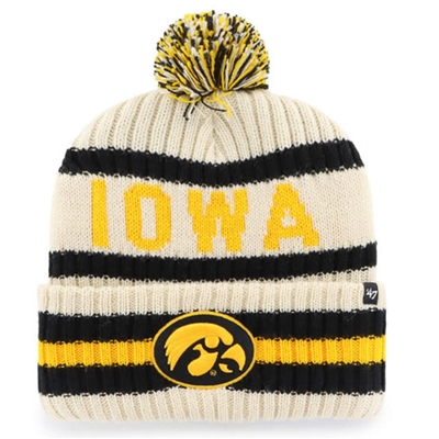 Iowa Hawkeyes 47 Brand Bering Cuff Knit Beanie - N