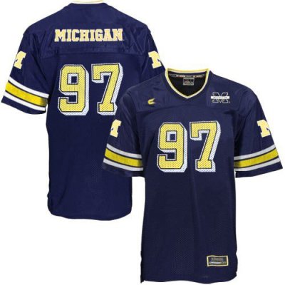 Michigan Wolverines Youth Football Jersey By Colosseum - #10
