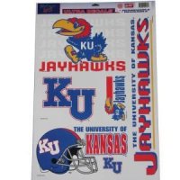 Kansas Jayhawks Ultra Decal Set 11" X 17"
