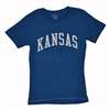Kansas Jayhawks Ladies T-shirt - Blue
