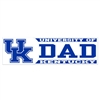 Kentucky Wildcats Die Cut Decal Strip - Dad