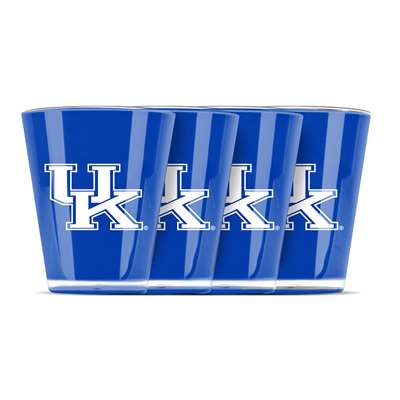 Kentucky Wildcats Shot Glass - 4 Pack