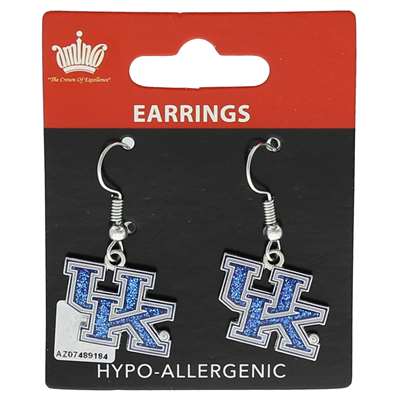 Kentucky Wildcats Glitter Dangler Earrings