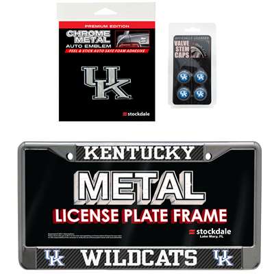 Kentucky Wildcats 3 Piece Automotive Fan Kit