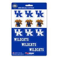 Kentucky Wildcats Mini Decals - 12 Pack