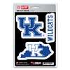 Kentucky Wildcats Decals - 3 Pack