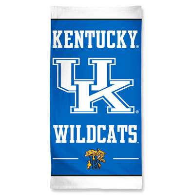 Kentucky Wildcats Cotton Fiber Beach Towel