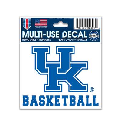 Kentucky Wildcats Decal 3" X 4" - Basketball