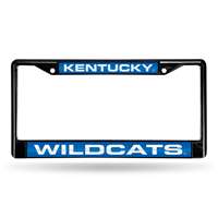 Kentucky Wildcats Inlaid Acrylic Black License Plate Frame