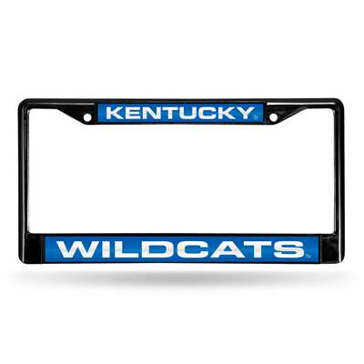 Kentucky Wildcats Inlaid Acrylic Black License Plate Frame