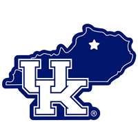 Kentucky Wildcats Home State Magnet - Large