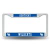 Kentucky Wildcats White Plastic License Plate Frame