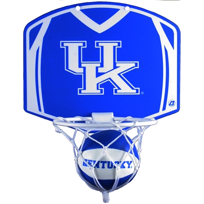 Kentucky Wildcats Mini Basketball And Hoop Set