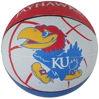 Kansas Jayhawks Mini Rubber Basketball
