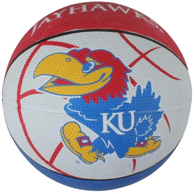 Kansas Jayhawks Mini Rubber Basketball