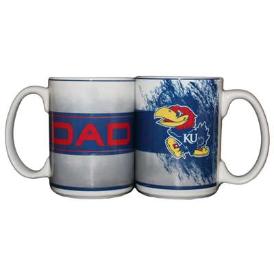 Kansas Jayhawks 15oz Ceramic Mug - Dad
