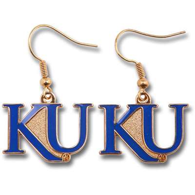 Kansas Jayhawks Dangler Earrings