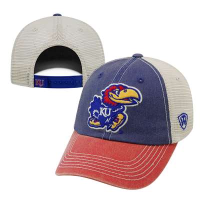 Kansas Jayhawks Top of the World Offroad Trucker Hat