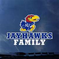 Kansas Jayhawks Transfer Decal - Family