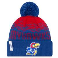 Kansas Jayhawks New Era Flect Sport Knit Beanie