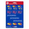 Kansas Jayhawks Mini Decals - 12 Pack