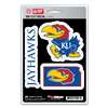 Kansas Jayhawks Decals - 3 Pack